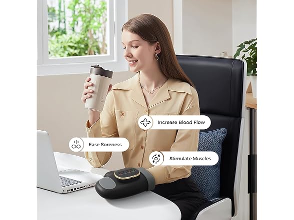 WUX Hand Massager with Heat 3 Modes Arthritis