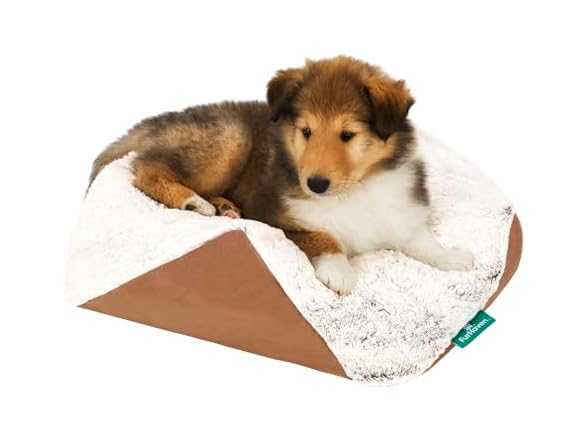 Furhaven XS Dog Bed 20 Inch Round Pet Bed