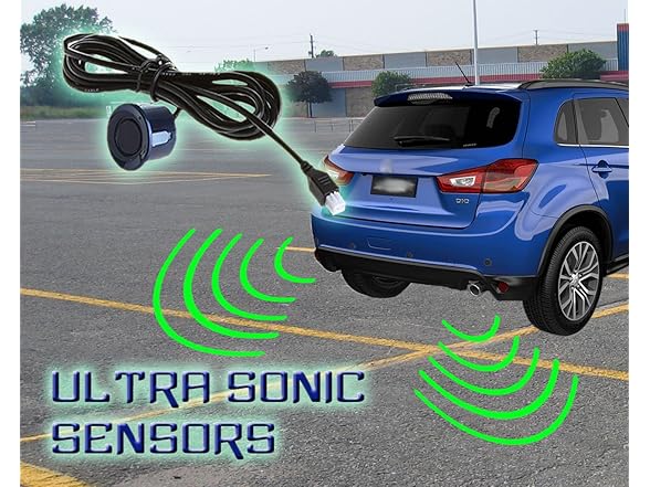 Zone Tech PS0001 Car Parking Sensors LED display Black