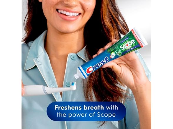 3ct Crest Complete Whitening + Scope, Mint Toothpaste