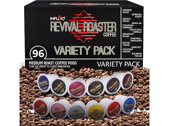 InfuSio Coffee Pods Variety 96ct K-Cup