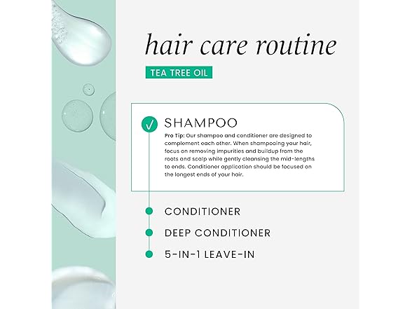 HASK Tea Tree & Rosemary Oil Scalp Care Shampoo - 12 fl oz