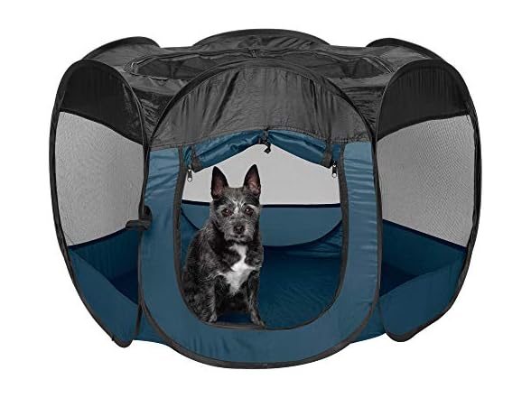 Furhaven Portable Pet Playpen, Small
