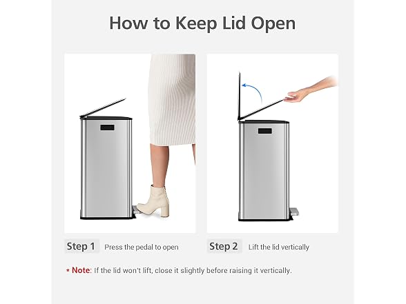 Dual Kitchen Trash Can, 2 x 8 Gal (2 x 30L)