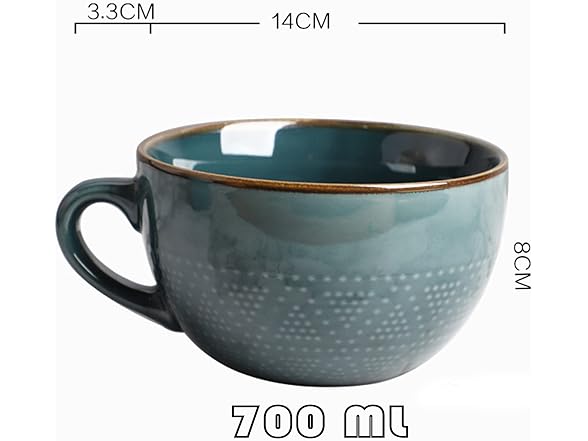 Large Coffee Cup Ceramic Soup Mug