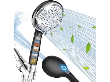$14.99, Was $29.98, 50% Off! FEELSO Filtered 7-Spray Shower Head dealfomo