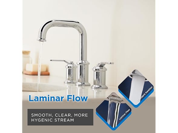 Gerber Kinzie 3-Hole Widespread Bathroom Sink Faucet, Chrome