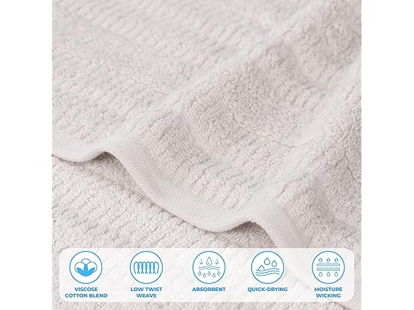 Superior 6PC Luxurious Classic Hand Towels