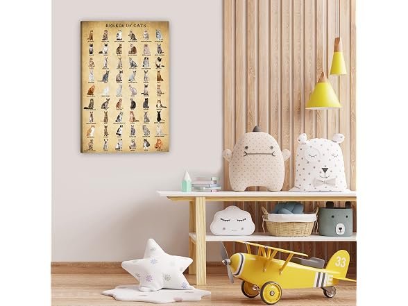 BASYEEO Cat Breeds Poster