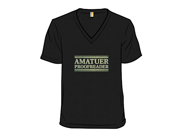 Amatuer Proofreader