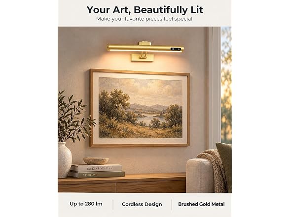 VARICART Wireless Picture Light, 16", 4