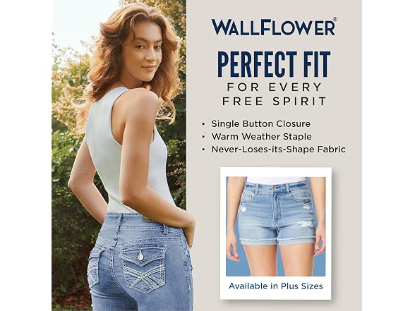 WallFlower Women (9) Fearless Wilma Shorts
