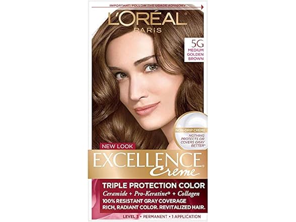 L'Oreal Excellence #5G Medium Gold Brown