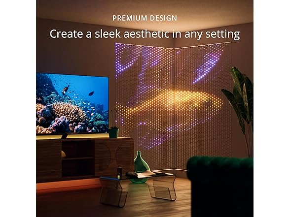 Twinkly Matrix Light Curtain, 480 LED's