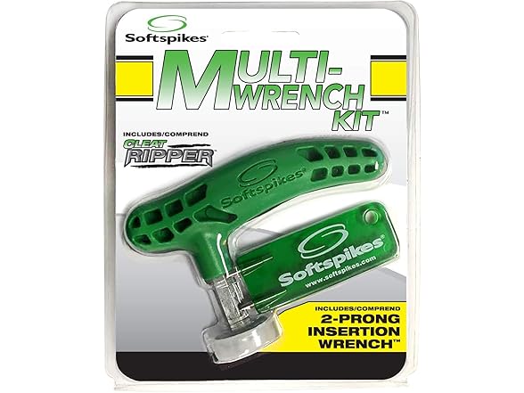 SOFTSPIKES Multi Wrench Kit,Green