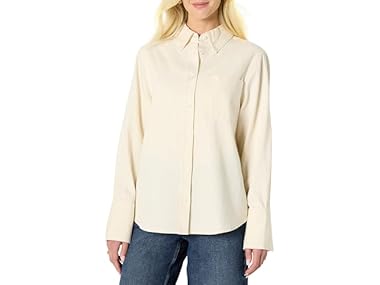 $9.99, Was $29.90, 66% Off! Amazon Essentials Womens Denim Shirt dealfomo