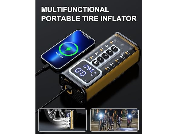 Teffim Portable Tire Inflator