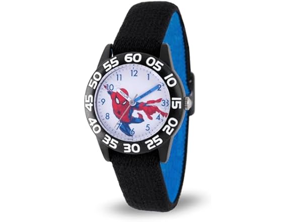 Marvel Spider-Man Kids' Nylon Strap Watch