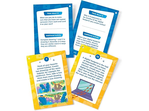 Digital Citizenship Beginner Task Cards