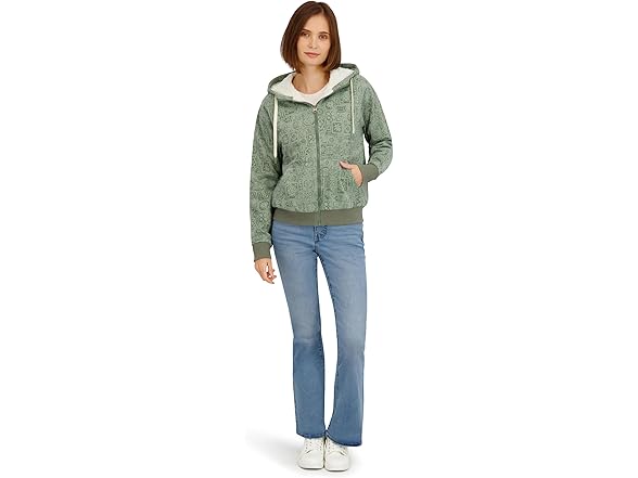 Billabong Womens Full Zip Oversized Sherpa Hoodie