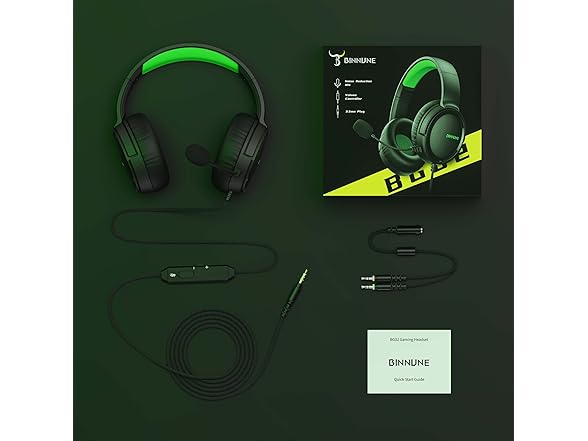 BINNUNE Gaming Headset with Mic