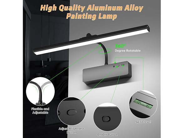 Lightbiz Picture Light 15.35in 2 Pcs