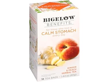 $3.29, Was $7.50, 56% Off! 18CT Bigelow Tea Ginger & Peach dealfomo