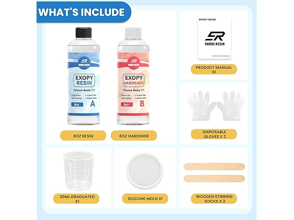 SHORE RESIN Epoxy Resin Kit