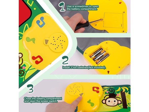 Kids Piano Mat 5 Animal Sounds & Music