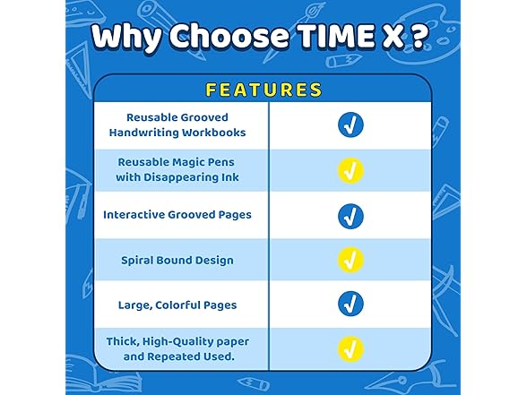 Timetome Magic Grooved Writing Practice Books