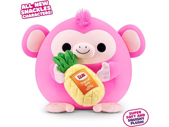 Snackles Series 2 16-inch Monkey&Dole Pinapple