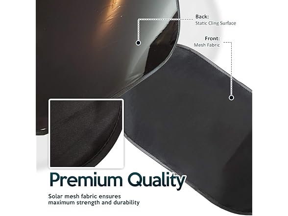 Zone Tech Rear Sun Stop Sunshade