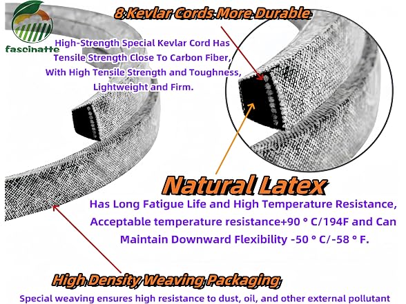 fascinatte 405143 46" Deck Drive Belt