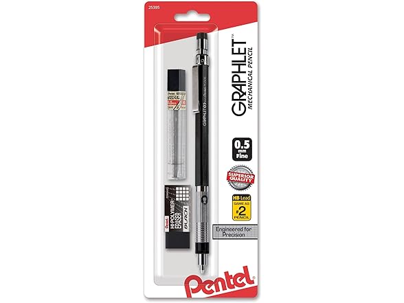 Pentel® Graphlet Mechanical Pencil, 0.5