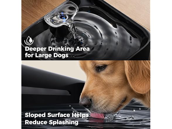 Pet Water Fountain for Large Dogs & Cats