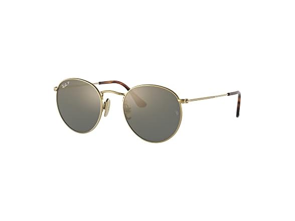 Ray-Ban Unisex RB8247 Round Titanium Round Sunglasses