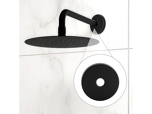 Tiiyee Shower Arm Flange, 3.5in Round