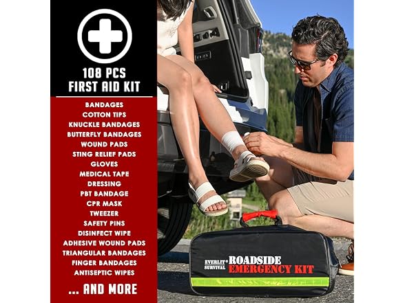 Everlit Survival Car Emergency Kit