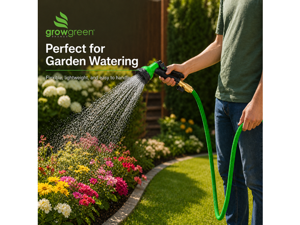 GrowGreen Expandable Garden Hose 50ft