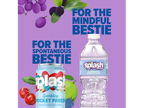 Splash Refresher Acai Grape Water 6 Pack