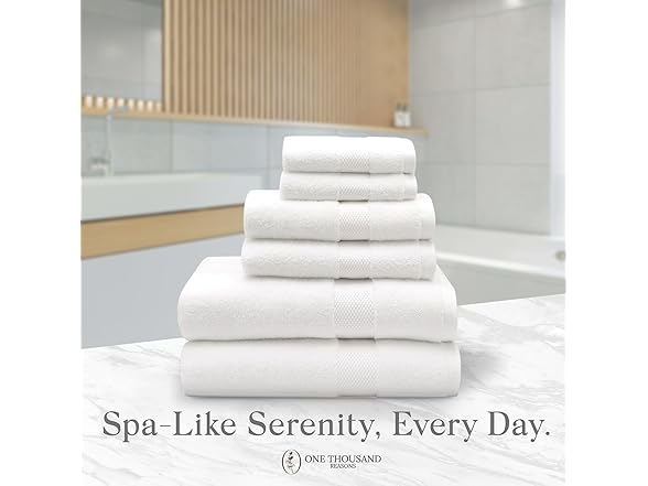 Premium Staple Cotton Bathroom Towel Set