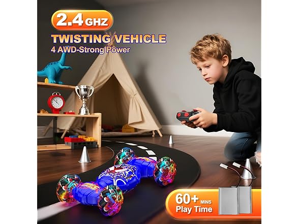 Nikuku Remote Control Stunt Car