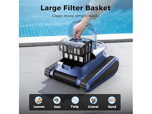Automatic Robotic Pool Cleaner, 3 in 1