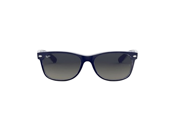 MATTE BLUE ON TRANSPARENT/LIGHT GREY GRADIENT DARK GREY