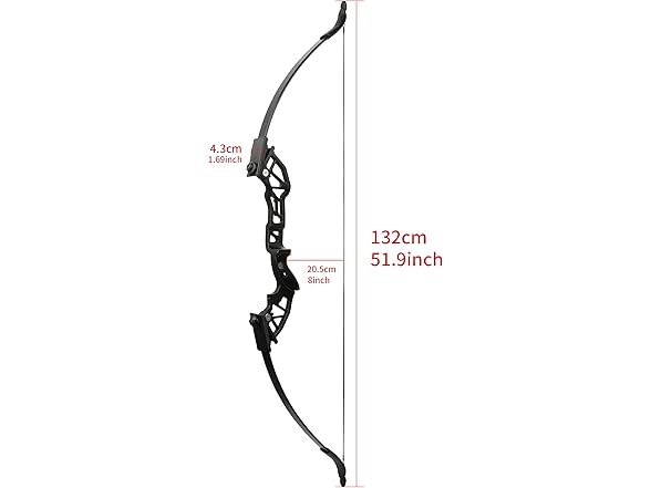 FQH Archery Recurve Bow and Arrow Set 30-53 lbs