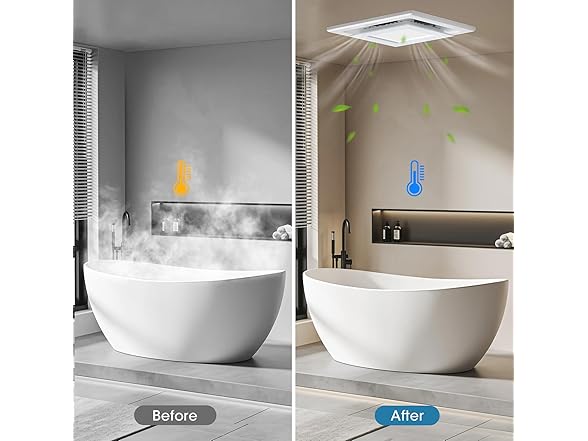 Bathroom Exhaust Fan with Light