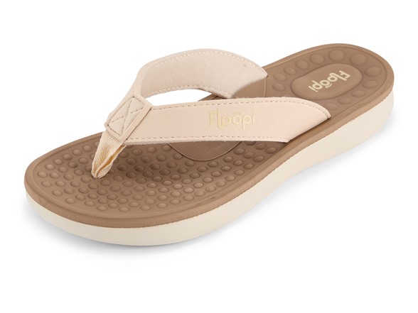 Womens Vegan Leather Thong Flip Flop