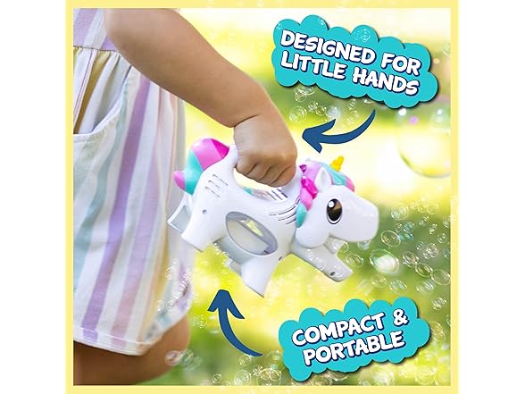 Maxx Bubbles Handheld Unicorn Bubble Blower