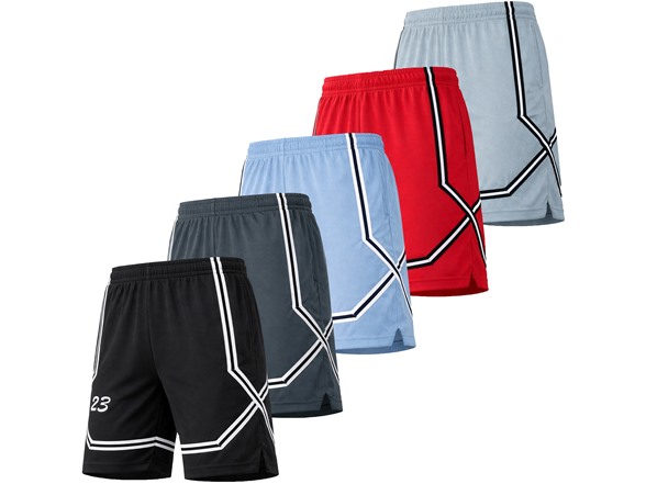 Black - Charcoal - Light Blue - Red - Silver