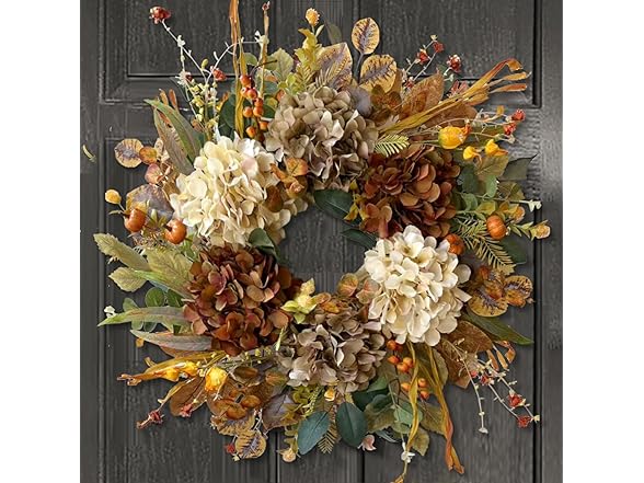 Rustic Hydrangea 24" Wreath